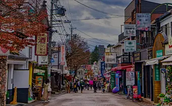 旧轻井泽银座步行地图